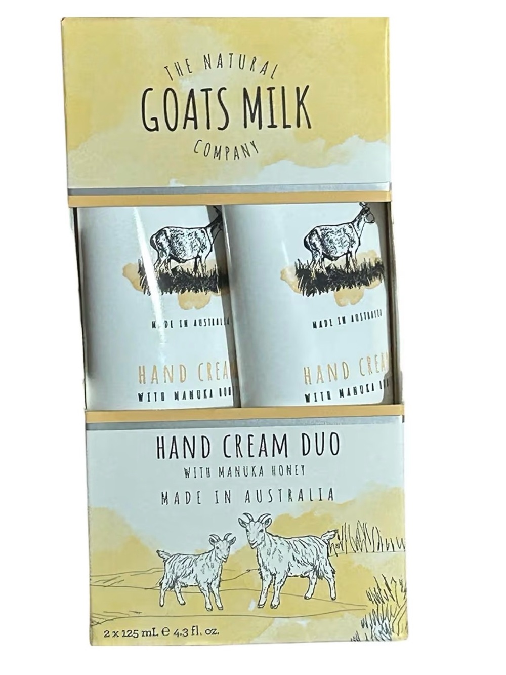 Goats Milk Hand Cream Duo - Manuka Honey